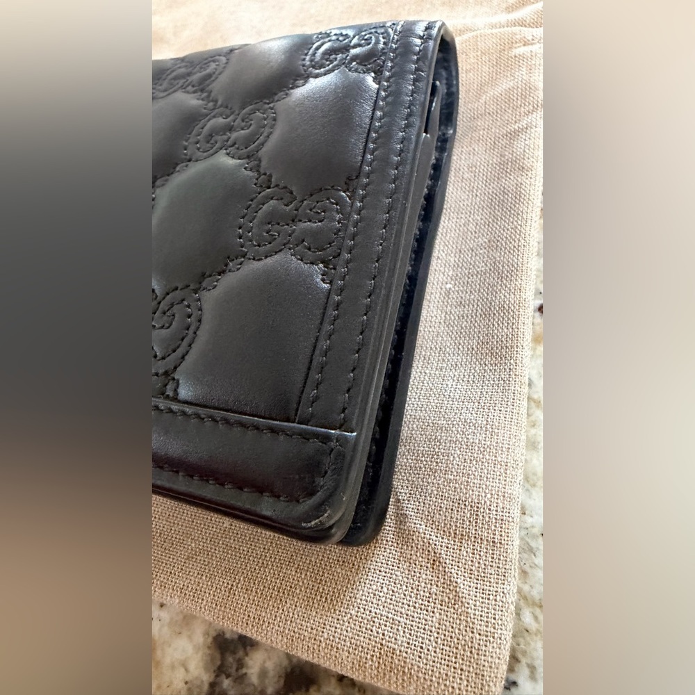 Gucci GG MATELASSÉ CHAIN WALLET * Authentic - Picture 9 of 12